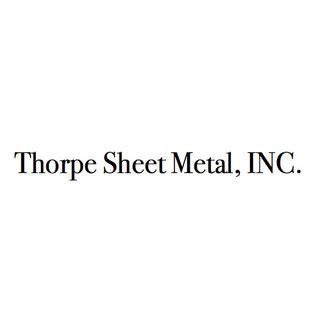 thorpe sheet metal inc|thorpe sheet metal missouri.